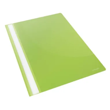 Cartellina ad aghi Report File - con fermafogli - PPL - 21x29,7 cm - verde - Esselte 28317 - cartelline ad aghi plastica