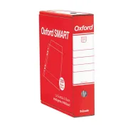 buste a perforazione universale - Buste forate Oxford Smart - De Luxe - buccia - 22x30 cm - trasparente - Esselte - conf