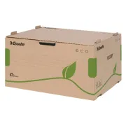 scatole archivio in cartone - Scatola container EcoBox - 34x43,9x25,9 cm - apertura laterale - Esselte 623919 - 