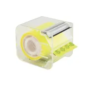 Nastro adesivo Memograph con dispenser - 5 cm x 10 m - giallo - Eurocel 021500632 - nastri adesivi speciali (carta, telato ecc.)