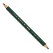 Matita bicolore grossa - rosso/blu - Faber Castell 117500 - matite usi particolari