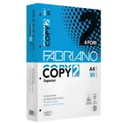 2/4 fori - uso bollo - Carta Copy 4 fori - A4 - 80 gr - bianco - Fabriano - conf. 500 fogli 42554297 - 