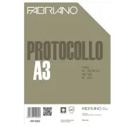 Foglio protocollo - A4 - senza rigatura - 60 gr - bianco - Fabriano - conf. 200 pezzi 02010560 - fogli protocollo