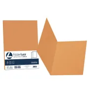 Cartelline semplici Luce - 200 gr - 25x34 cm - arancio - Favini - conf. 50 pezzi A50E664 - cartelline semplici