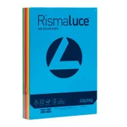 Carta Rismaluce - A4 - 90 gr - mix 8 colori - Favini - conf. 300 fogli A66X314 - 