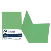 Cartelline semplici Luce - 200 gr - 25x34 cm - verde - Favini - conf. 50 pezzi A50D664 - cartelline semplici