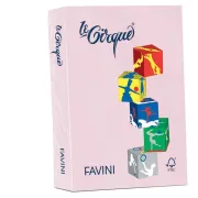 Carta Le Cirque - A3 - 80 gr - rosa pastello 108 - Favini - conf. 500 fogli A71S353 - colorata