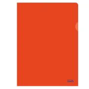 Cartelline a L Pratic - Superior - PPL - buccia - 22x30 cm - rosso - Favorit - conf. 50 pezzi 100460006 - cartelline aperte s...