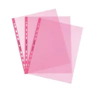 buste a perforazione universale - Buste forate Favorit Art - Superior - liscio - 22x30 cm - rosa - Favorit - conf. 25 pe