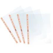 Buste forate Pastel - c/ banda - liscia -.22 x 30 cm - arancio - Favorit - conf. 25 pezzi 400136866 - 