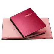 libri firma - Libro firma - 14 intercalari rinforzati - 24x34 cm - rosso - Fraschini 614E-ROS - 