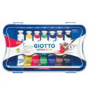 Tubi tempere - 12 ml - colori assortiti - Giotto - conf. 7 pezzi 30310000 - 