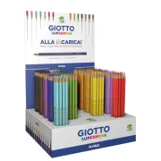 Pastello Supermina - mina 3,8 mm - 18 colori assortiti - Giotto - expo 216 pezzi 23730000 - 