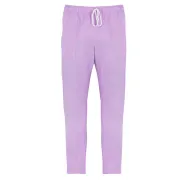 Pantalone Pitagora - unisex - 100% cotone - taglia M - lilla chiaro - Giblor's Q3P00246-C07-M - pantaloni, salopette e tute