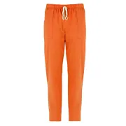 Pantalone Pitagora - 100% cotone - taglia S - arancio - Giblor's Q3P00246-D24-S - 