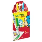 Pennarelli Bebè - colori assortiti - Giotto - conf. 6 pezzi F478100 - pennarelli