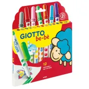 Pennarelli Bebè - colori assortiti - Giotto - conf. 12 pezzi F478200 - 