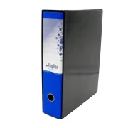 Registratore Kingbox - dorso 8 cm - protocollo 23x33 cm - blu - Starline RXP8BL - registratori a leva