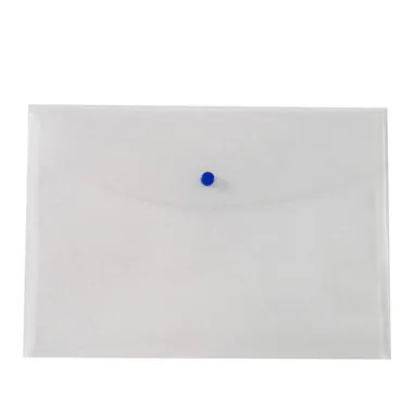 Busta con bottone - PPL - 22x30 cm - trasparente neutro - Starline 1318001 incolore - 