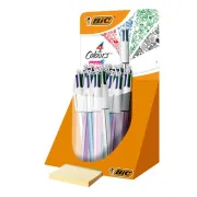 Penna 4 colori Shine - colori assortiti - Bic - expo 20 pezzi 902128 - 
