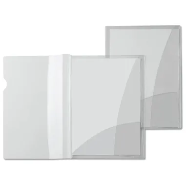 Cartelline con tasche Capri 69/2 - PVC - 21 x 29,7 cm - cristallo - Sei Rota - conf. 5 pezzi 26069202 - 