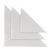 Busta autoadesiva TR 10 - triangolare - PVC - 10 x 10 cm - trasparente - Sei Rota - conf. 10 pezzi 318123 - 