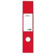 Copridorso CDR - PVC adesivo - 7 x 34,5 cm - rosso - Sei Rota - conf. 10 pezzi 58012532 - dorsi per registratori