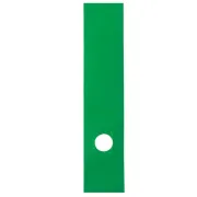 Copridorso CDR P - PVC adesivo - verde - 7 x 34,5 cm - Sei Rota - conf. 10 pezzi 58012805 - dorsi per registratori