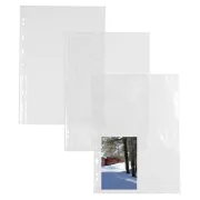 Buste forate Atla FT porta foto e cartoline - 4 spazi 13x18 cm - trasparente - Sei Rota - conf. 10 pezzi 662522 - 