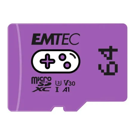 Emtec mSD 64GB UHS-I U3 V30 A1 Gaming Viola EMTSDM64GXCU3G - 