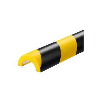 Profilo paracolpi P30 - per superfici tubolari - giallo/nero - Durable 1115-130 - 