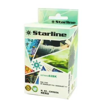 Starline - Cartuccia ink per Hp N.82 - Nero - 69ml JRHP82B - 