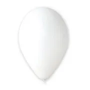Palloncino - diametro 26 cm - lattice - bianco - Big Party - conf. 25 pezzi 72013 - festoni e palloncini