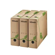 Scatola archivio EcoBox - dorso 8 cm - 32,7x23,3 cm - Esselte 623916 - scatole archivio in cartone