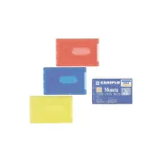 Porta Cards rigido - PVC - 8,5x5,4 cm - semitrasparente - Favorit 100500080 - buste per usi diversi e dedicati