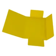 Cartellina con elastico - presspan - 3 lembi - 700 gr - 25x34 cm - giallo - Cartotecnica del Garda CG0032PBXXXAE04 - cartelle...