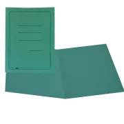 Cartelline semplici - con stampa - cartoncino Manilla 145 gr - 25x34 cm - verde - Cartotecnica del Garda - conf. 100 pezzi CG...