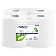 Carta igienica Eco Mini Jumbo - 2 veli - 15 gr - diametro 18 cm - 9,1 cm x 150 mt - Lucart 812126P - carta igienica e distrib...