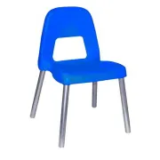 Sedia per bambini Piuma - H 35 cm - blu - CWR 09387/04 - arredo didattica