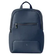 Zaino piccolo Gate Trended - 30 x 38 x 13 cm - ecopelle - blu - InTempo 9237GAT32 - borse, cartelle e valigie