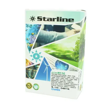 Starline Testina ink compatibile Ciano per HP N 11 JRHP11PHC - inkjet compatibili