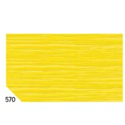 Carta crespa - 50 x 250 cm - 48 gr/m² - giallo 570 - Rex...