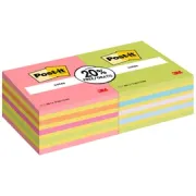 Cubo foglietti Post-it® Standard - 76 x 76 mm - colori...